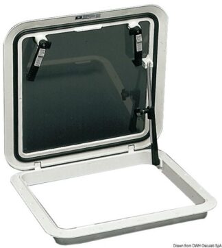 Passouomo Bomar Flushdeck bianco 394 x 521 mm - 19.927.10BI Osculati