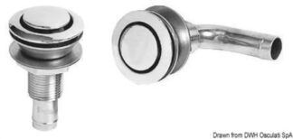 Sfiato inox 90° testa 49 mm - 20.273.02 Osculati