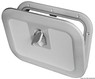 Portello a filo RAL 7042 380 x 280 mm - 20.291.60 Osculati