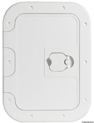 Portello esterno bianco 280 x 380 mm - 20.301.00 Osculati