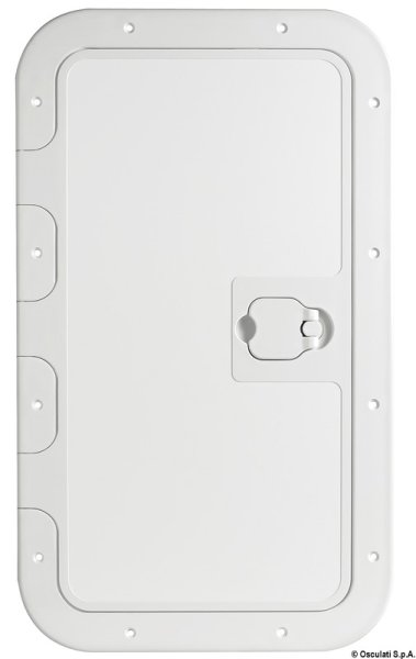 Portello esterno bianco 350 x 600 mm - 20.302.00 Osculati