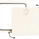 Portello estraibile crema 375 x 375 mm - 20.302.31 Osculati