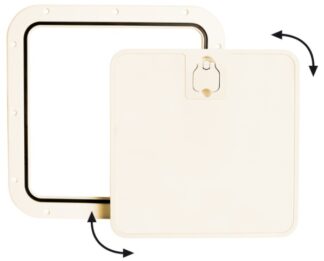 Portello estraibile crema 375 x 375 mm - 20.302.31 Osculati