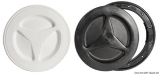 Tappo ispezione nero 204 mm - 20.337.02NE Osculati