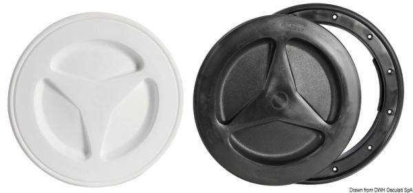 Tappo ispezione bianco 135 mm - 20.337.01BI Osculati