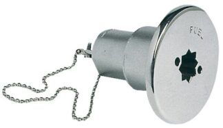Tappo inox imbarco Waste 38 mm - 20.450.04 Osculati