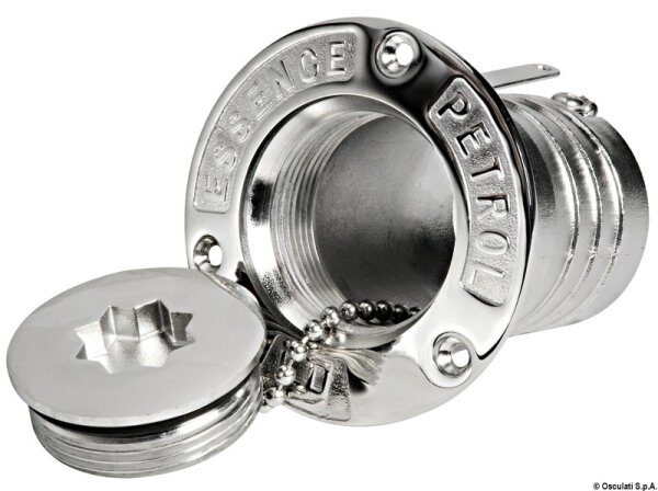 Tappo imbarco inox Fuel 50 mm - 20.461.04 Osculati