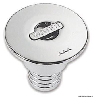 Tappo ottone cromato a filo Water 38 mm - 20.667.02 Osculati