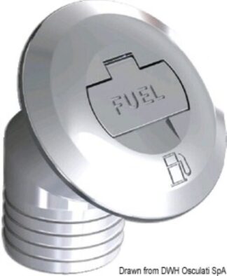Tappo Fuel 50 mm inclinato - 20.668.09 Osculati