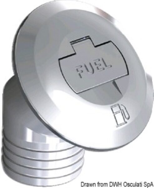 Tappo Fuel 38 mm inclinato - 20.668.08 Osculati