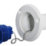 Tappo nylon Water azzurro 38 mm - 20.669.05 Osculati