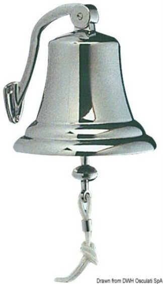 Campana ottone cromato 175 mm - 21.202.91 Osculati
