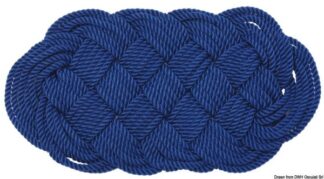 Zerbino nylon 47 x 23 cm blu - 23.907.22 Osculati