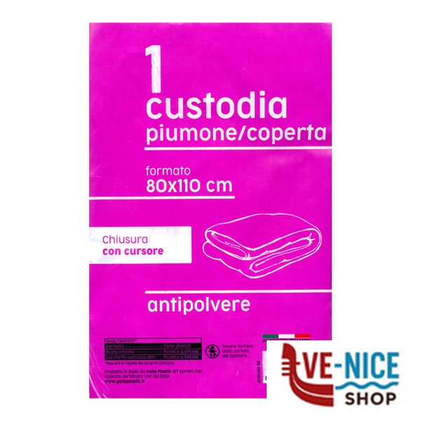 SACCO PIUMONI cm 80x110 GALLO 59 CUSTODIE ABITI C - immagine 3