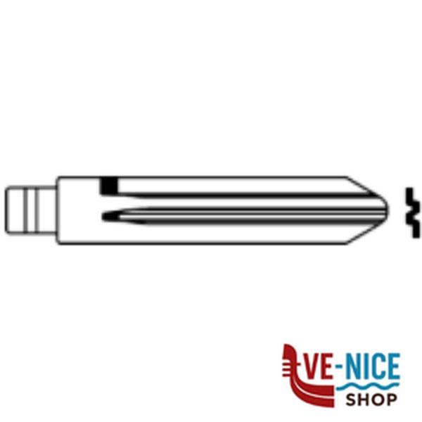 NSN14CH INSERTO CHIAVE AUTO RADIOC. NISSAN CNSN14CH-20Y SILCA CHIAVI AUTOMOTIVE S - immagine 2