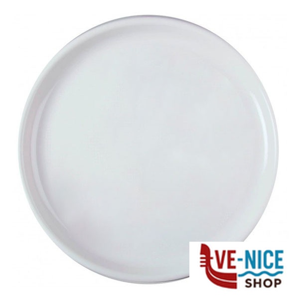 PIATTO PIZZA BIANCO Pz 6 RE-USABLE DOPLA 6033 MONOUSO PLASTICA C - immagine 2