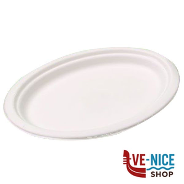 PIATTO POLPA OVALE Pz 50 BYO' 510006 MONOUSO PLASTICA C - immagine 2