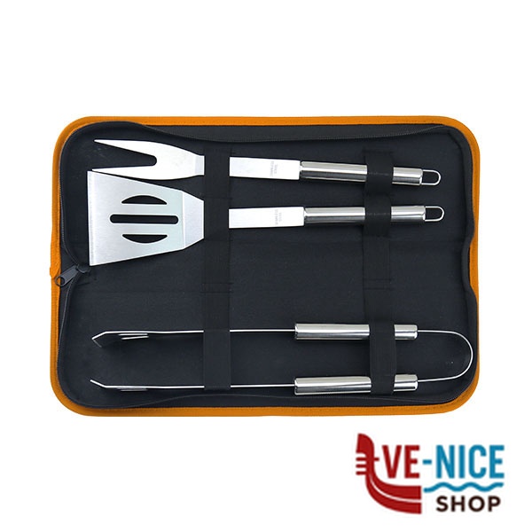 POSATE BARBECUE SET Pz 3 LAPILLO 11877 JJ17066 ACCESSORI BARBECUE C - immagine 2