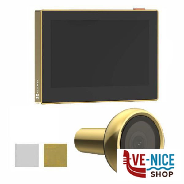 SPIONCINO DIGITALE 4,3" SILVER HP2 EZVIZ 318500207 VIDEOSORVEGLIANZA E ALLARMI S - immagine 3
