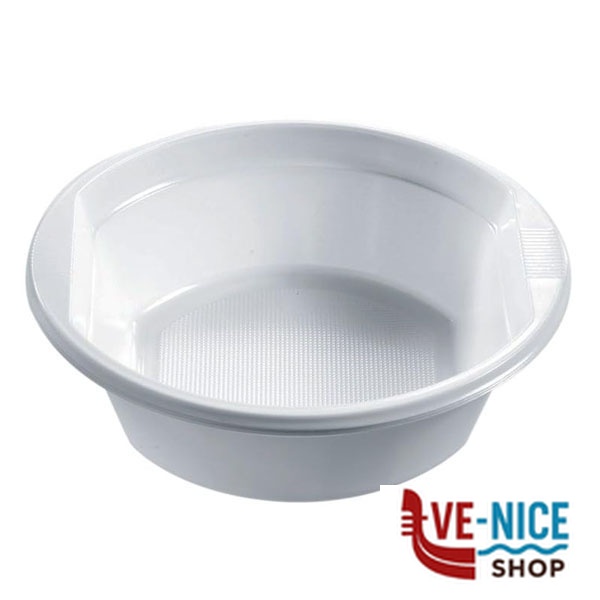 SCODELLA BIANCA cc 630 Pz 50 RE-USABLE DOPLA 08157 MONOUSO PLASTICA C - immagine 2