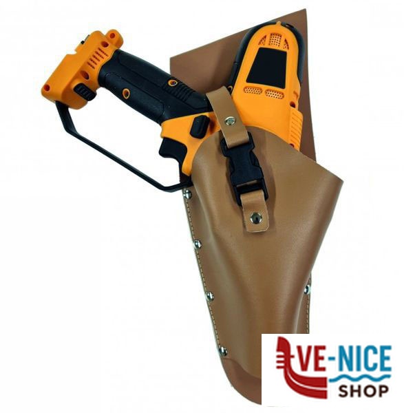 PORTAVVITATORE BATTERIA CUOIO EXTRA 358-A PORTAFORBICI F - immagine 2