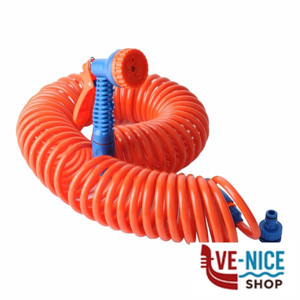 TUBO ESTENSIBILE SPIRALE 1/2" m 15 ILCAMPO 11365 TS5012 TUBI GIARDINO F - immagine 4