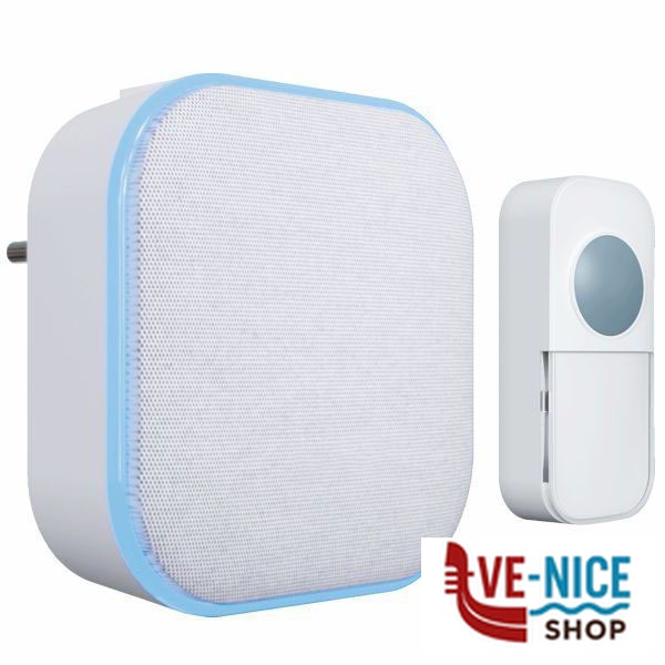 CAMPANELLO WIRELESS VOLT 220 KINDOOR SYNTESY 12015 98431EU+90096 VIDEOSORVEGLIANZA E ALLARMI S - immagine 2