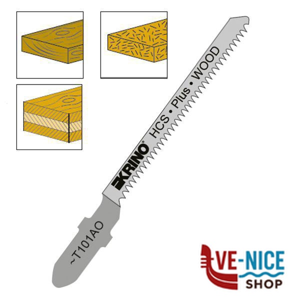 LAMA ALT. 76 d.1,4 W CURVO Pz 3 23600 KRINO 23600150 LAME SEGHETTI ALTERNATIVI F - immagine 2