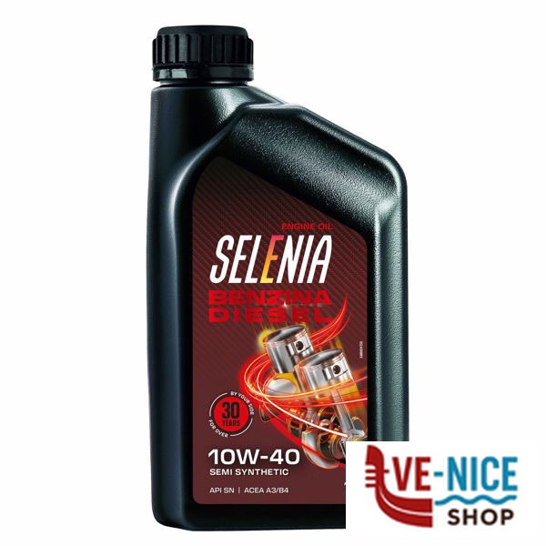OLIO MOTORI BENZINA/DIESEL SINT 10W-40 l 1 SELENIA 9522 OLI E ADDITIVI VARI F - immagine 2
