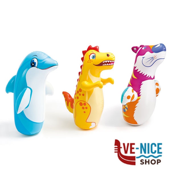GIOCO GONFIABILE PUNCHING BALL ANIMALI h 94 INTEX 44669NK GONFIABILI ACCESS.MARE INTEX C - immagine 2