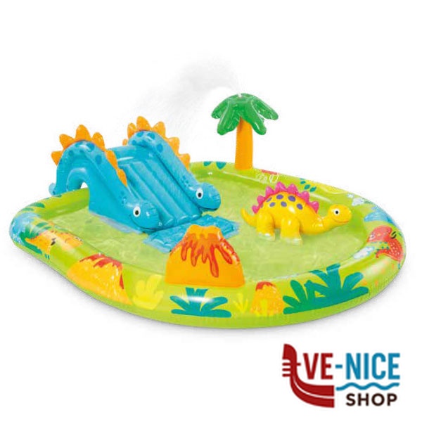 PISCINA PLAYGROUND DINO 191x152 h 58 INTEX 57166NP PISCINE GONFIABILI INTEX C - immagine 3