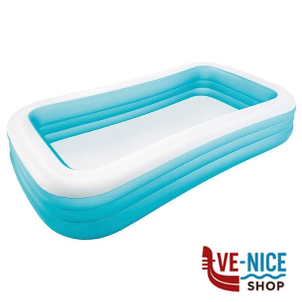 PISCINA RETT. FAMILY 305x183 h 56 INTEX 58484NP PISCINE GONFIABILI INTEX C - immagine 2