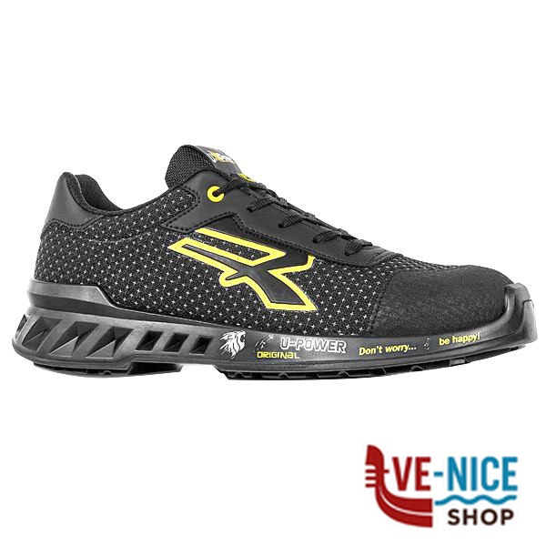 SCARPE MATT NERO/GIALLO BASSE 40 S3 UPOWER 0RV20014-40 SCARPE ANTINFORTUNISTICHE F - immagine 4