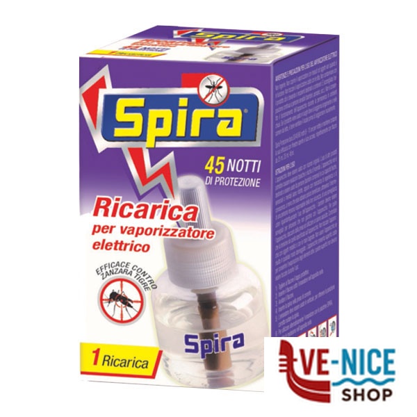 RICARICA ELETTROEM. 45 NOTTI SPIRA 10666 INSETTICIDI C - immagine 2