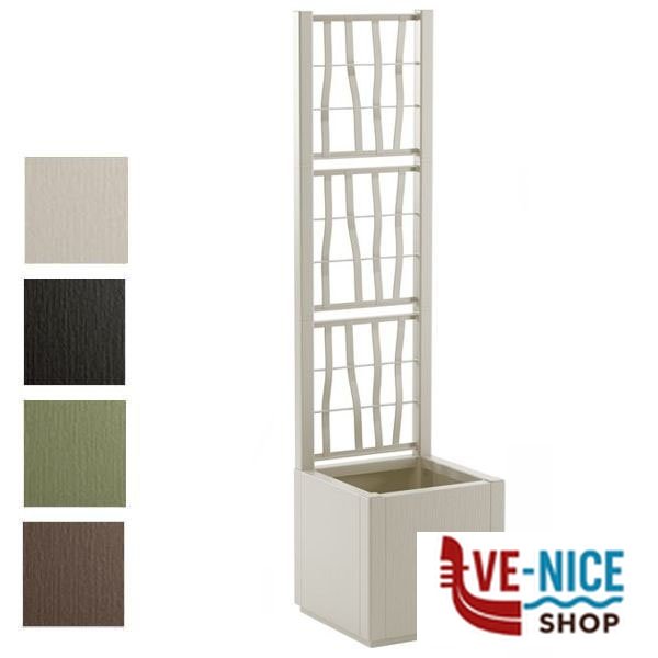 FIORIERA ETHICA QTA TORTORA 36x36 h 140 STEFANPL 68803 FIORIERE F - immagine 3