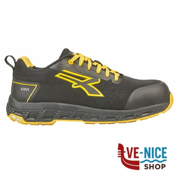 SCARPE FITZ NERO/GIALLO BASSE 46 S1P UPOWER RE20026-46 SCARPE ANTINFORTUNISTICHE F - immagine 3