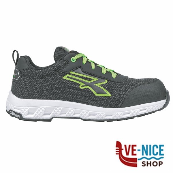 SCARPE MITCH NERO/VERDE BASSE 42 S3 UPOWER RE20064-42 SCARPE ANTINFORTUNISTICHE F - immagine 2