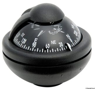 Bussola Riviera Comet 1 da 2" nera con staffa - 25.006.04 Osculati