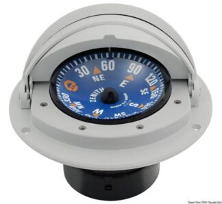 Bussola Riviera 3" con coperchio blu/grigia - 25.014.26 Osculati