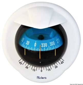 Bussola Riviera Pegasus 4" bianca/blu - 25.020.15 Osculati