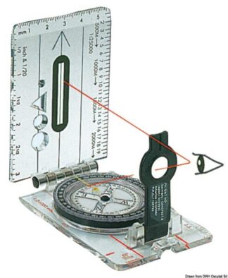 Bussola da rilevamento CD703L - 25.703.00 Osculati