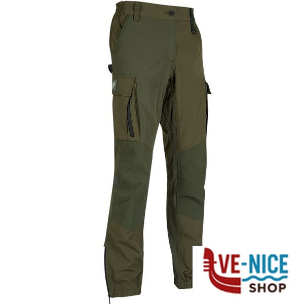 PANTALONE DARK GREEN L TREK UPOWER WFU342DK-L INDUMENTI LAVORO F - immagine 3