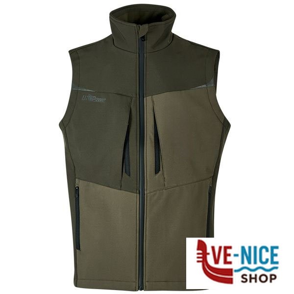 GILET DARK GREEN XXL BRIO UPOWER FU341DG-XXL INDUMENTI LAVORO F - immagine 4