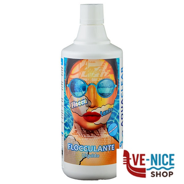 FLOCCULANTE LIQUIDO l 1 AQCL FLOCLIQ LA CHIMICI PISCINE C - immagine 3