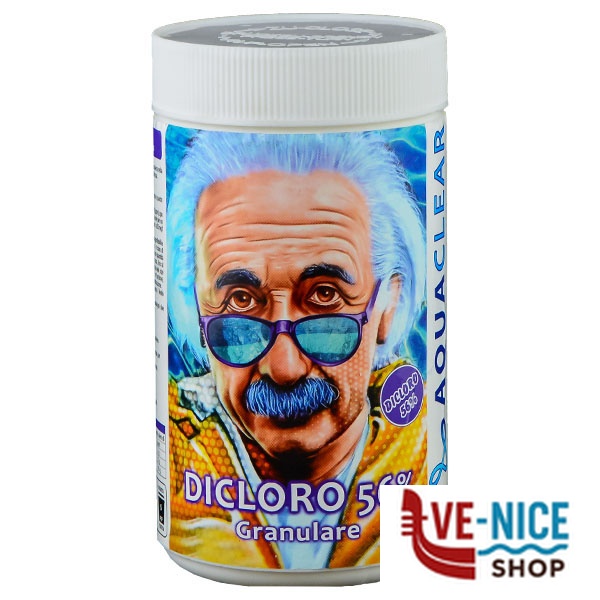 CLORO GRANULARE SHOCK kg 1,0 AQCL DICLO56 S1 CHIMICI PISCINE C - immagine 2