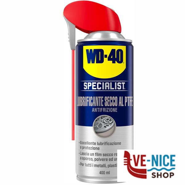 LUBRIFICANTE PTFE SPRAY ml 400 SPECIALIST WD40 39395/46-39394/46 OLI E ADDITIVI VARI F - immagine 3
