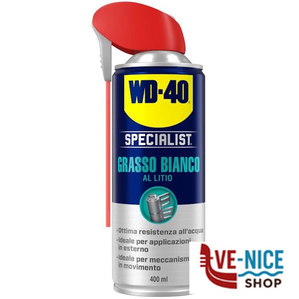 GRASSO LITIO SPRAY ml 400 SPECIALIST WD40 39391-39390 OLI E ADDITIVI VARI F - immagine 3