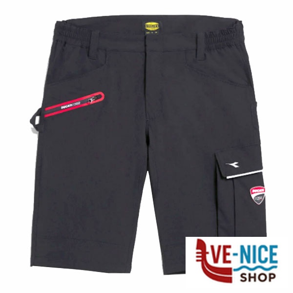 BERMUDA DUCATI NERO M DIADORA 180070-80013/M INDUMENTI LAVORO F - immagine 2
