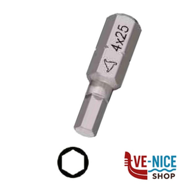 INSERTO mm 25 E 4 Pz 5 ESSENTIAL LTI 9216361001025 AVVITATORI - INSERTI F - immagine 2