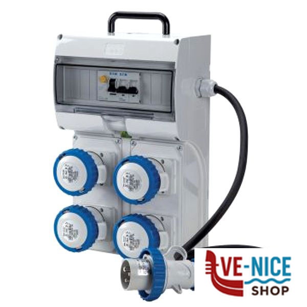 QUADRO 4x2PT CEE 16A IP65 m 1,5 74119 FME 74119 QUADRI ELETTRICI F - immagine 4